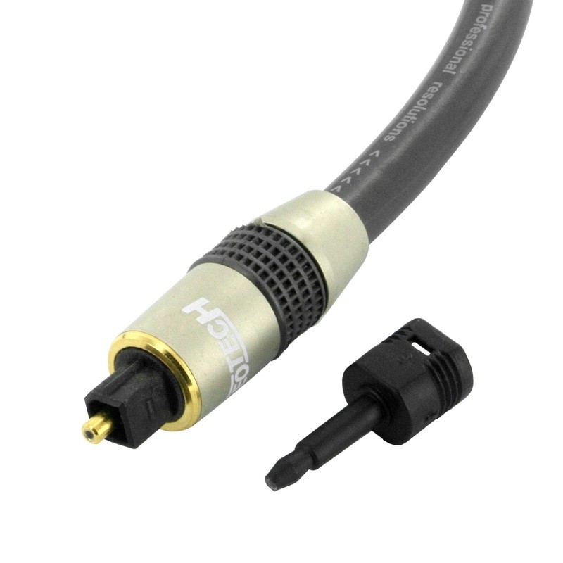 6m Neotech Premium 3.5mm Mini-Toslink to Toslink Optical Cable with