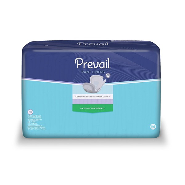 First Qual 11503101 Incontinence Liner Prevail 28 L X 13 W Inch Super Absorbency Super Absorbent Polymer Unisex Pl-115 Box Of 16