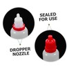 CHILDWEET 50pcs Refillable Eye Dropper Containers Cap for Essential Oils