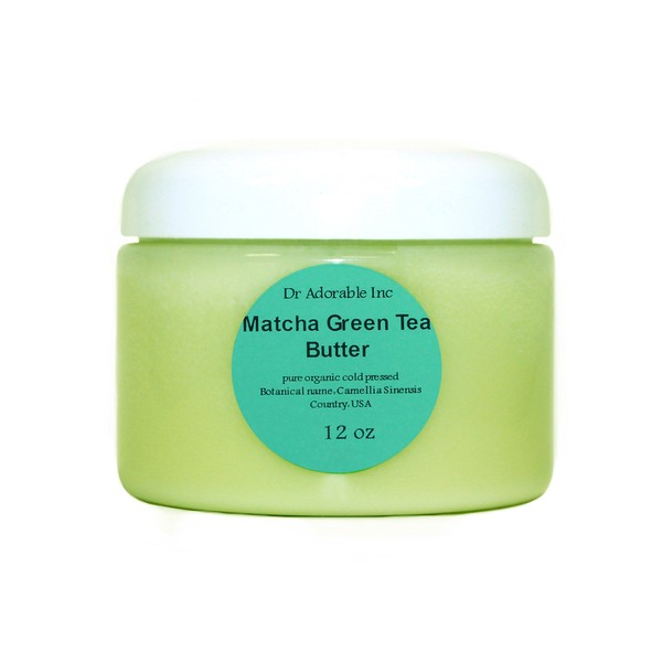 12 Oz Green Tea Matcha Butter Refined Organic 100% Pure