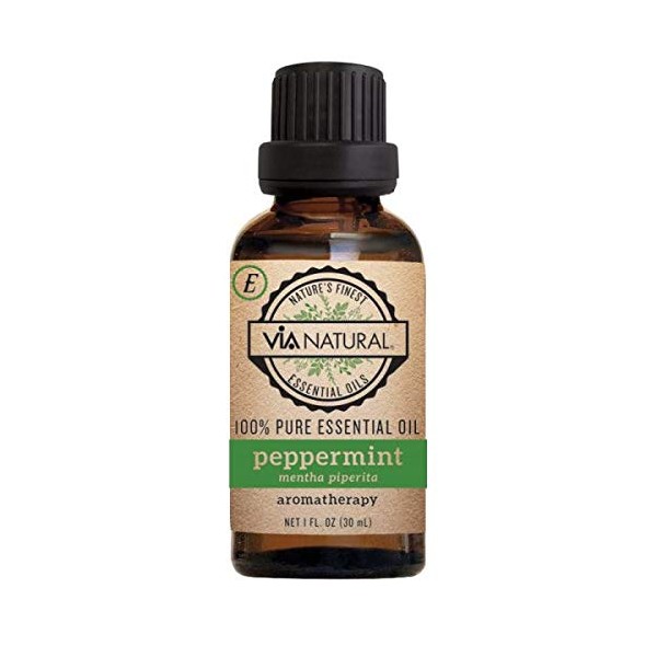 VIA Natural 100% Pure Essential Oil 1 oz - Peppermint
