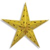 Beistle 24" Dimensional Foil Star, Gold (1/Pkg) - 12 Pack