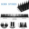 Bird Spikes, 10Packs 9.84 Ft Bird Deterrent Spikes Strips Bird