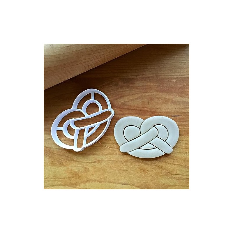 Sweet Prints Inc Pretzel Cookie Cutter - Dishwasher Safe (3.5"