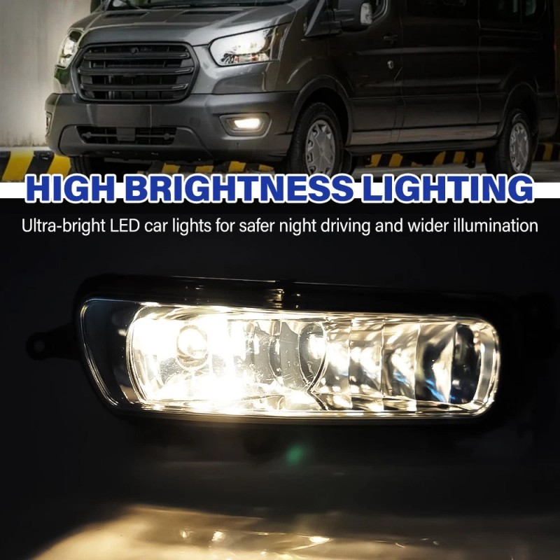 Unbranded For Ford Transit 2020-2024 Fog Lights Left & Right