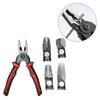 Wire Cutters Tool Steel 5 Replaceable Heads Anti Slip TPR