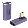 QIANRENON USB 4.0 C 90 Degree Angle Adapter 240 W