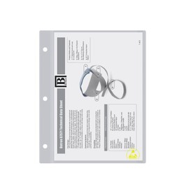 Botron B7406 Anti-Static Sheet Protector 11'' x 8.5'' x 0.12''