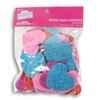 Valentine's Day Glitter Heart Stickers - Red, Pink, Purple, Blue