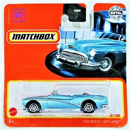 Matchbox 2021 15/100 1953 Buick Skylark Blue (Short Card)