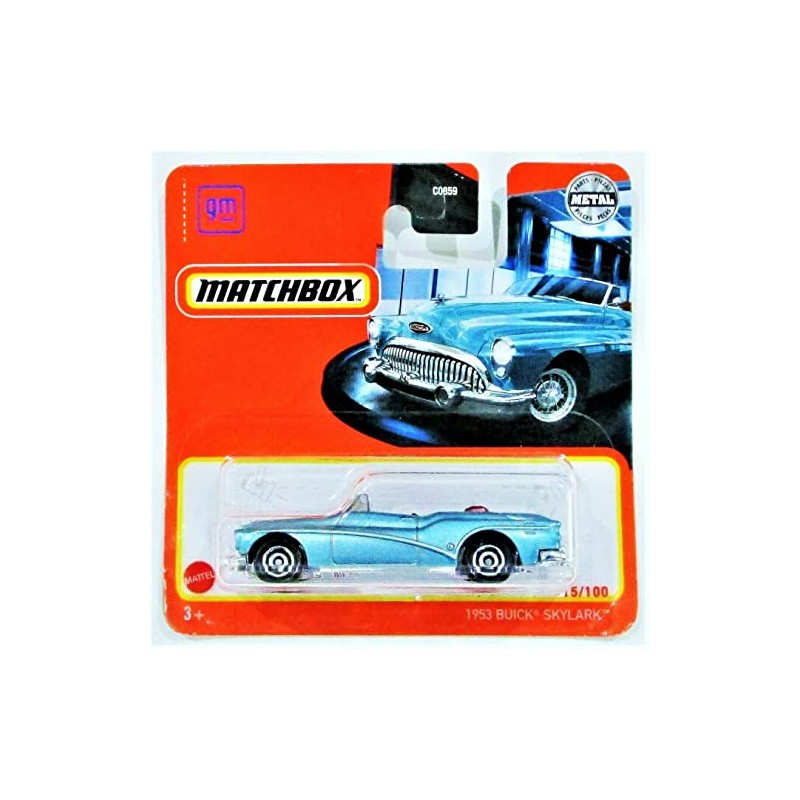 Matchbox 2021 15/100 1953 Buick Skylark Blue (Short Card)