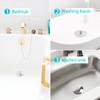 Drain Plug, 2 Pack Stainless Steel Bath Plug Kitchen Sink