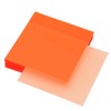 ONLYKXY 4 Pack Transparent Sticky Notes 7.6x7.6CM Self-Stick Book Tabs