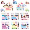 Conzon 24PCS Make Your Own Ice Cream Truck Stickers, Mix