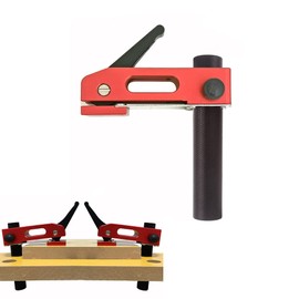 FTtool HRGJ72-R Woodworking Bench Clamp 0.8 inch (20 mm) Aluminum, Manual, 3 Levels, DIY Tool, Wood Tightening, Fixing Tool, 1 Piece, Red