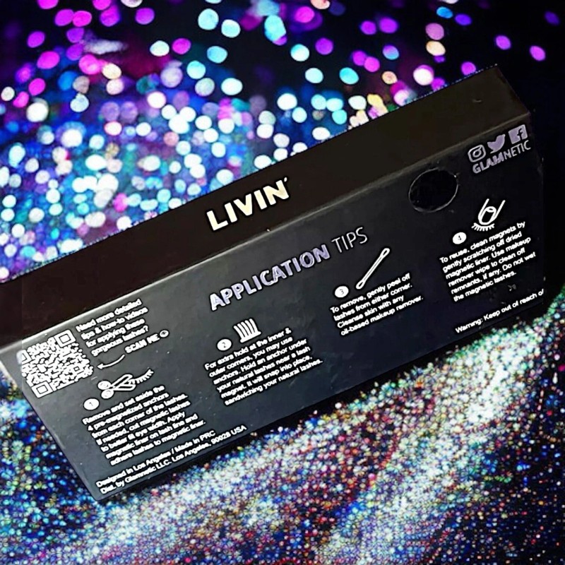Glamnetic Lash Livin Full Magnetic Lashes Brand New In Box