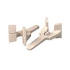 Bon 11-289 Cast Aluminum Bricklayer's Corner Blocks, Sold in Pairs