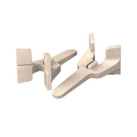 Bon 11-289 Cast Aluminum Bricklayer's Corner Blocks, Sold in Pairs