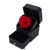 Red Rose Gift Box Soft Flocking Lifting Drawer Portable Jewelry