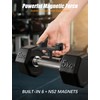 Gym Magnetic Phone Holder【Strong Magnets】- 360 Adjustable Magnetic Phone Mount,