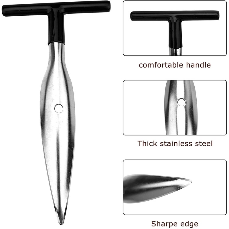 2 PCS Coconut Opener Tool Set Coconut Meat Remover Stainless
