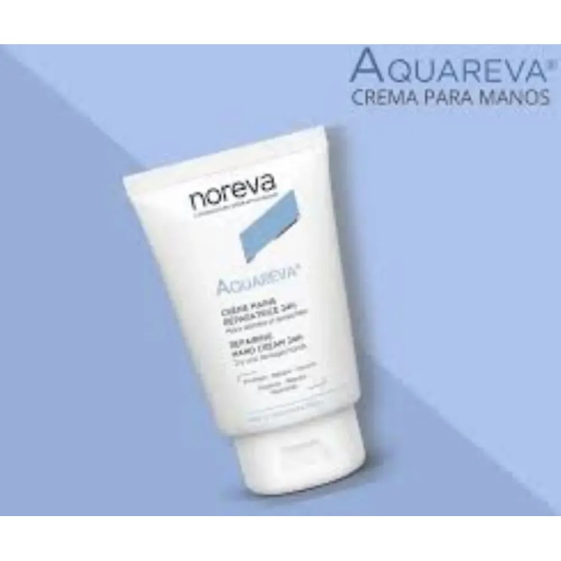 Crema Para Manos Noreva Aquareva Hidratante Reparadora 50 Ml
