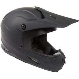 Raider Z7 Unisex-Adult Off-Road MX Helmet (Matte Black, X-Large)
