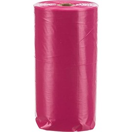 Pink Scented Dog Bin Liners 4 Rolls 20 Bags Roses