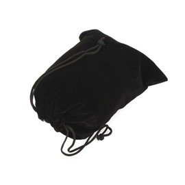 10PCS 3.9'' x 7.8'' Black Velvet Cloth Flannel Bunched Bag/Drawstring Bags/Jewelry Pouches/Multifunction Protection Cover for Cellphone MP3 MP4 Electronic Digital Equipment Storage
