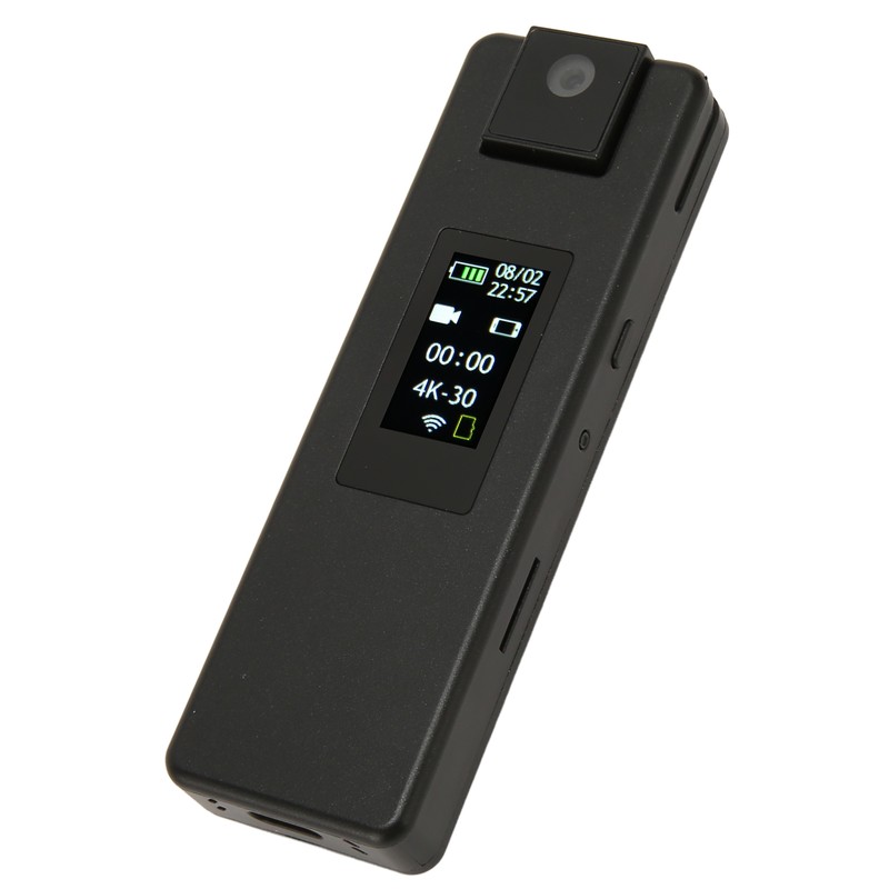 Body Worn Camera Wireless WiFi 4K Motion Monitoring Function Large