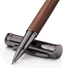 WEMATE Wooden Rollerball Pen Set, Extra 2 Refills (1 Black