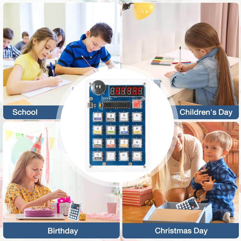 6-Bit Soldering Kit DIY Soldering Exercise Kit with LED Display