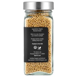 The Spice Lab Organic Whole Mustard Seeds, 1.6 oz (45 g)