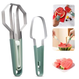 TY & TAY Watermelon Cutter Slicer Tool - 4-in-1 Watermelon Cutter With 2 Popsicle Slicer, Watermelon Slicer, Watermelon Knife, And Fruit Cutter Shapes Kitchen Tool | Kitchen Gadgets. Fruit Cutters