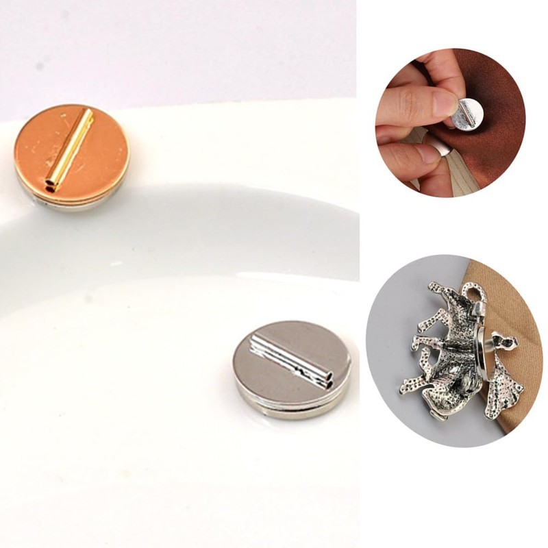 CuiCanfla 6 Pcs Mini Pin Brooch Converter, Magnet pin, Converter