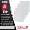 U.S. Art Supply 6 x 6 inch Gallery Depth 1-1/2"