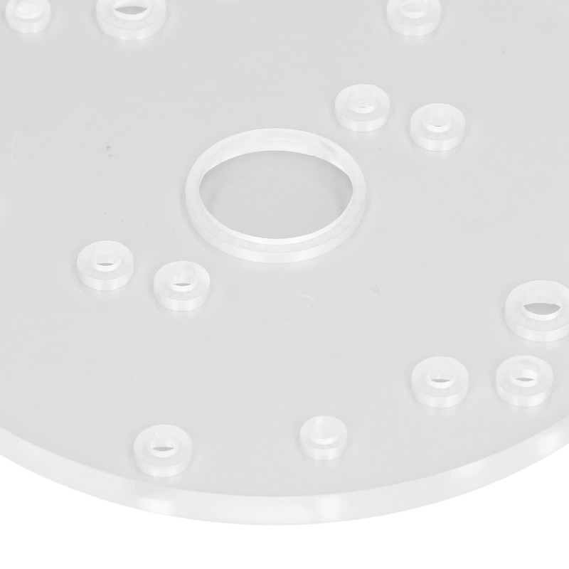 Universal Router Plate Kit Acrylic Baseplate for Bosch 6 1/2in