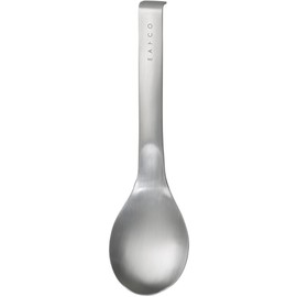 Yoshikawa EATOCO AS0024 Suqu Serving Spoon, W 2.6 x L 9.1 inches (6.5 x 23 cm), Stainless Steel, Silver