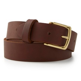 Huckberry Flint and Tinder Made in USA 365 Belt, Dark Brown, 32