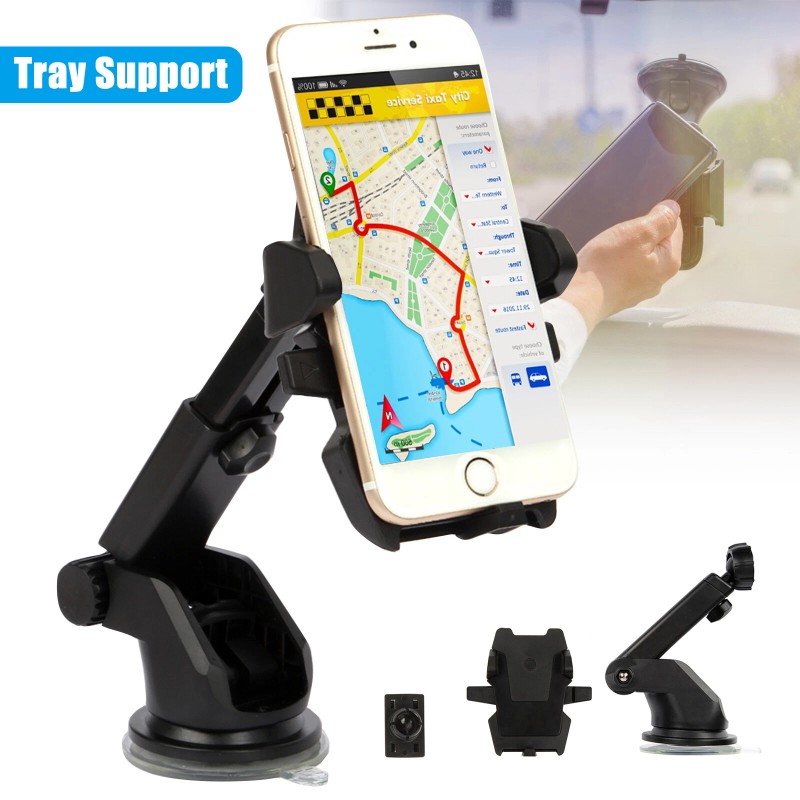 360° Car Windshield Mount Cradle Holder Stand Dashboard Suction Cell