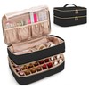 BAFASO Manicure Case, Double Layer, For 40 Bottles (15 ml),