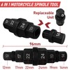 SUGOOE 6-in-1 Motorcycle Hex Allen Axle Tool, Steady Hex Bit