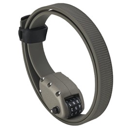 OTTOLOCK HEXBAND Lightweight, Extra Tough Combination Bike Lock | Steel & Kevlar | Ideal for Cycling, E-Mobility, & Outdoor Gear (Grey, 60 Inch)