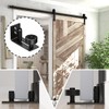 SKYSEN 2 Pack Barn Door Floor Guide Wall Mount Stay