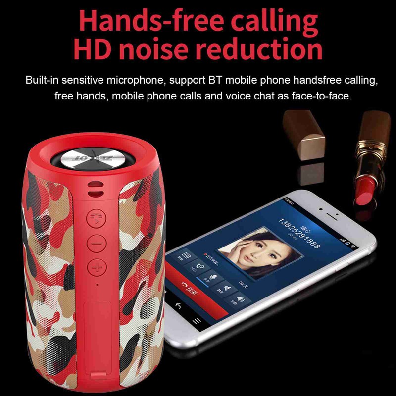 Portable Wireless Bluetooth Speaker 5W Lower Power Consumption Subwoofer for