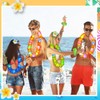 Sherr 48 Pcs Hawaiian LED Luau Leis Party Decorations Supplies