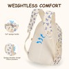 Bow Backpack for Women Kawaii Coquette Nylon Backpack 3Pcs Set