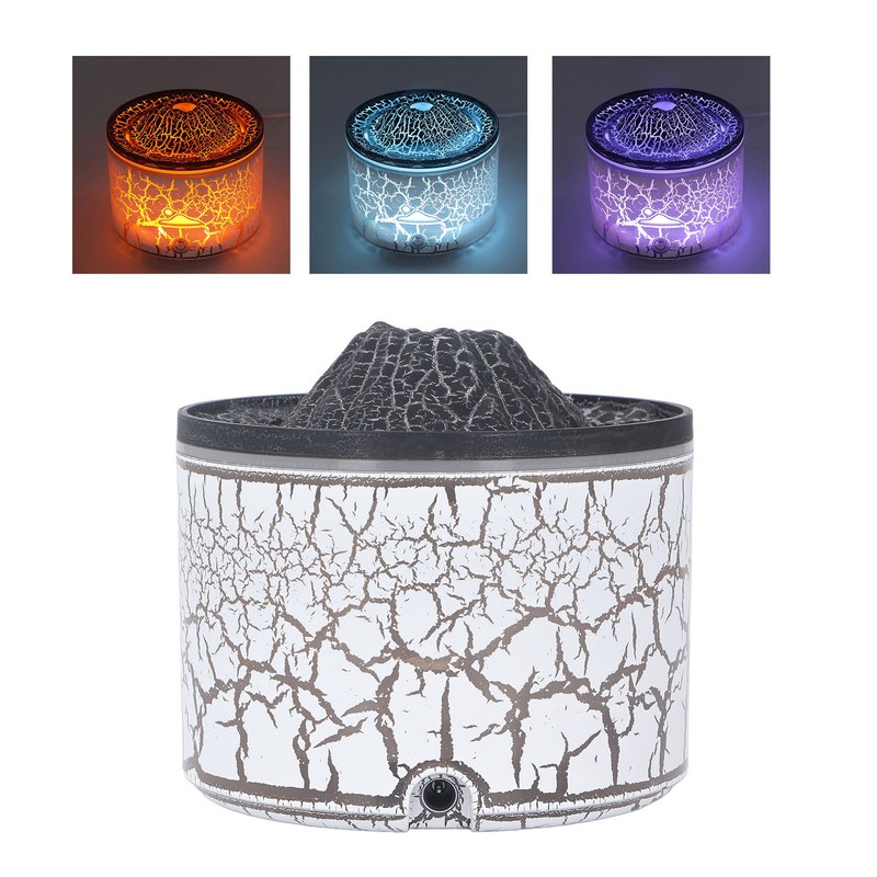 Volcano Essential Oil Diffuser 230ml Fine Mist Volcano Flame Aroma