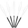 GlamorDove Hair Extension Tool Plastic Hair Threader Pulling Needle Hair