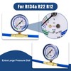 BACOENG R134a Refrigerant Recharge Kit, AC AUTO R134a/R-12/R-22 Freon Refrigerant